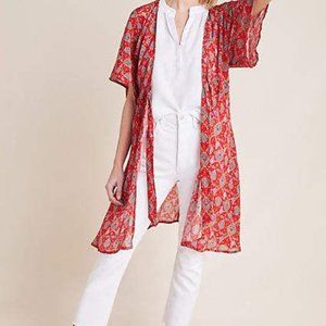 Red Rujuta Sheth Kimono/Cape